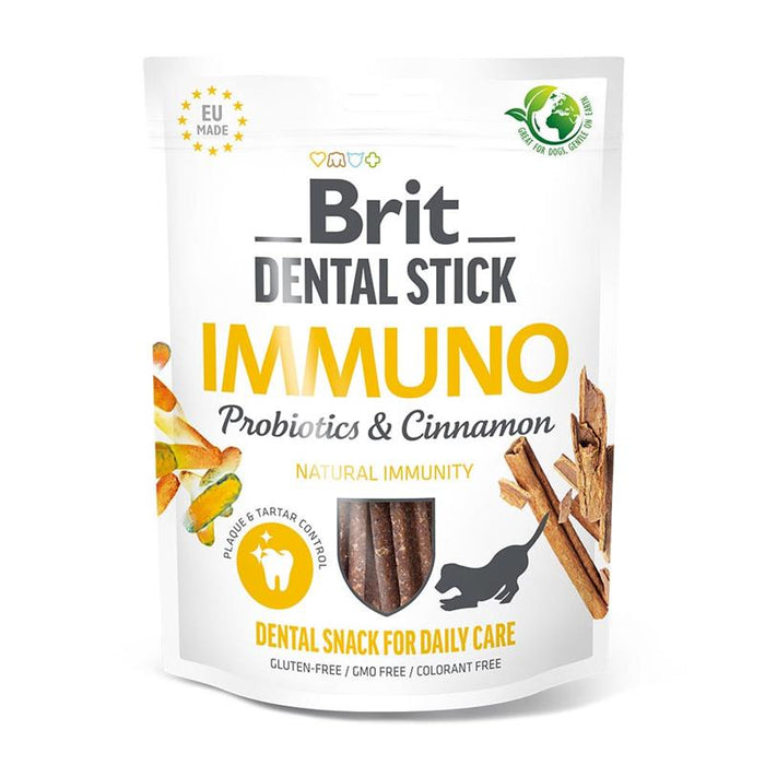 Brit Dog Snack Dental Stick Immuno 251g.