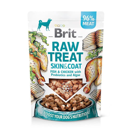 Brit Dog Snack Raw Treat - Skin & Coat 40g.