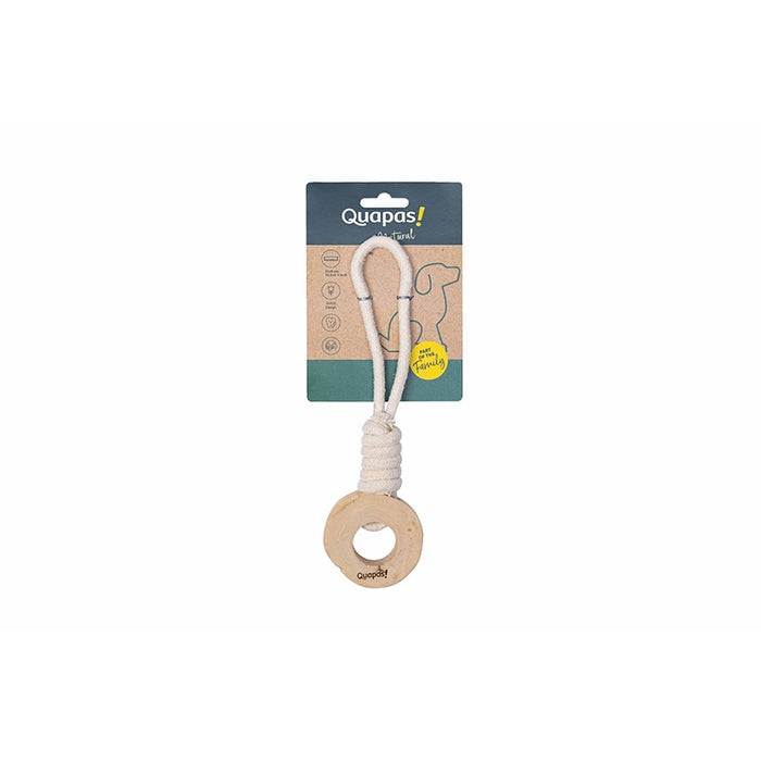 Quapas Dog Toy Coffeewood Tyre