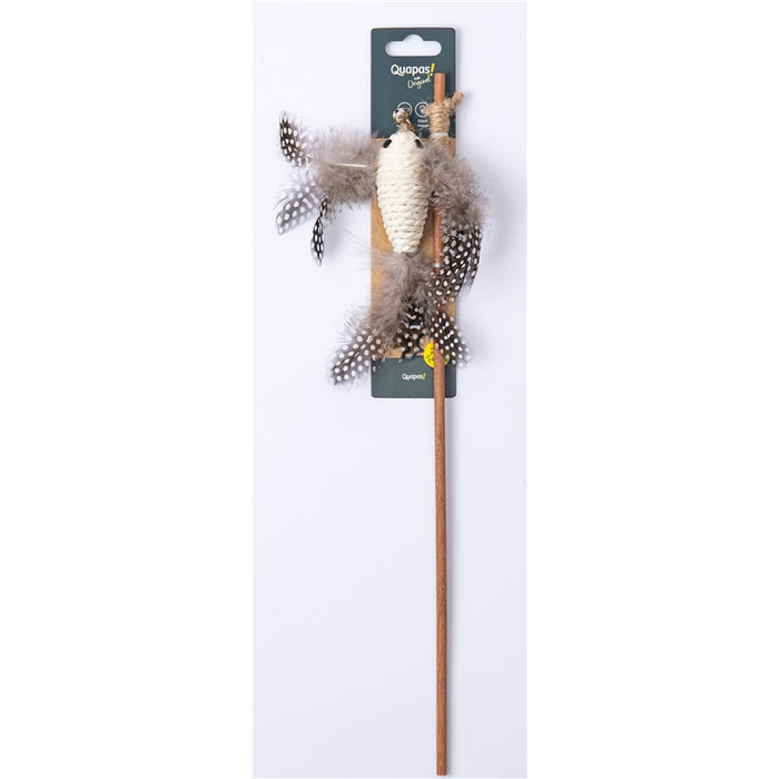 Quapas Cat Toy Fishing Rod Bird