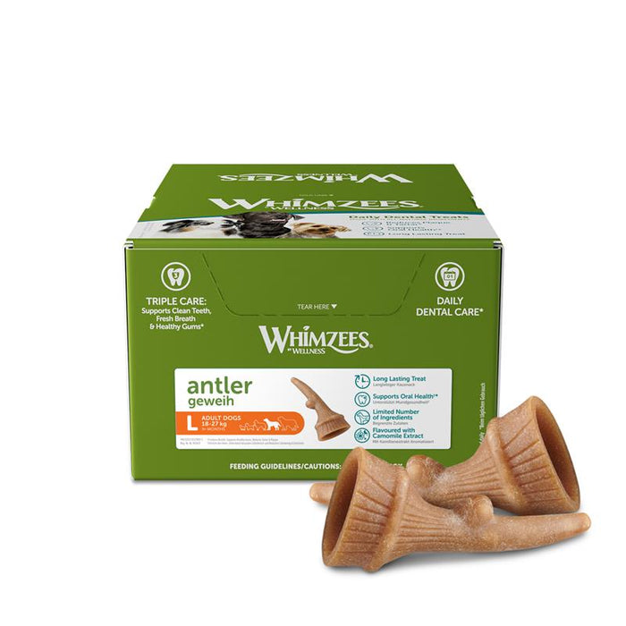 Whimzees Antler/Geweih L im Display.