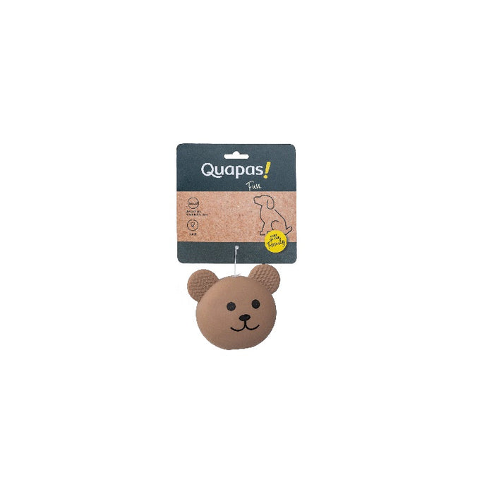 Quapas Dog Toy Fun LatexBear Head