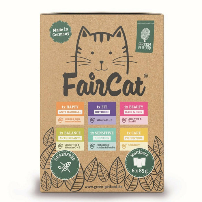 Green Petfood, Katze, Fair Cat Multi Pack 6x85g - MARKTPLATZVE