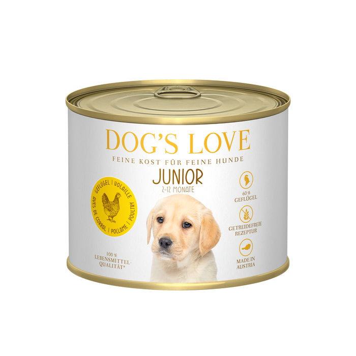 DOG'S LOVE JUNIOR 6x200g