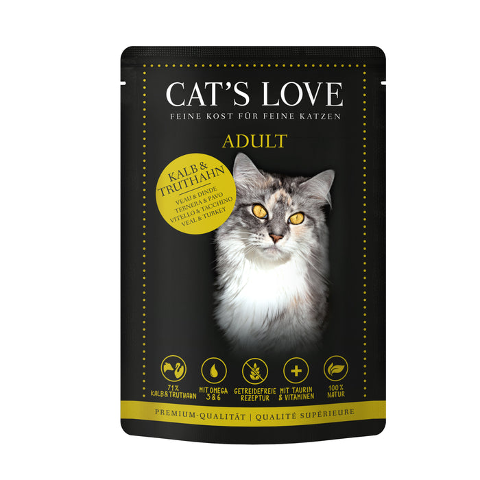 CAT'S LOVE Pur 12x85g