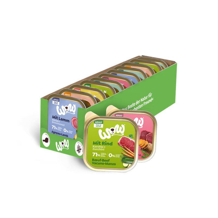 ADULT Multipack (4x2 saumon, dinde, gibier, agneau, boeuf)