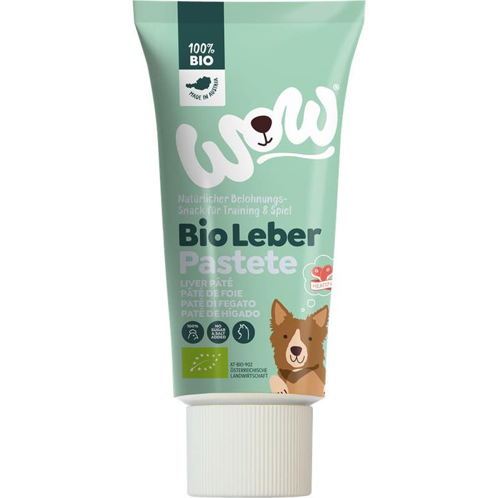 Wow Dog Bio Leberpastete in der Tube