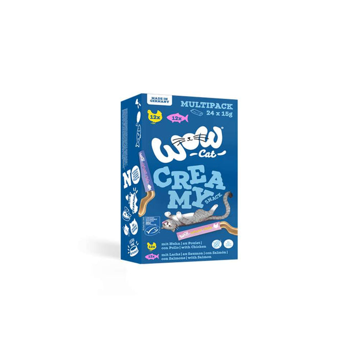 WOW CAT - Creamy Snack 4x24x15g