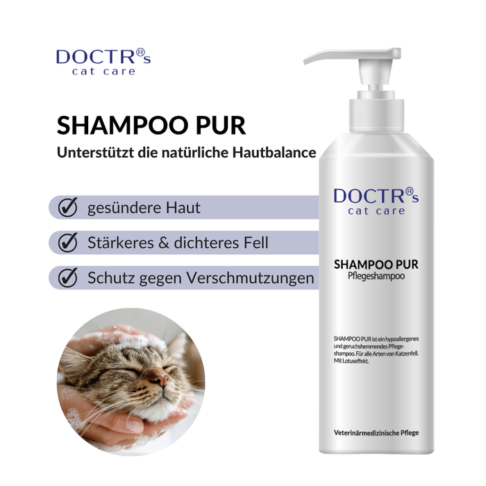 SHAMPOO PUR - Pflegeshampoo für Katzen