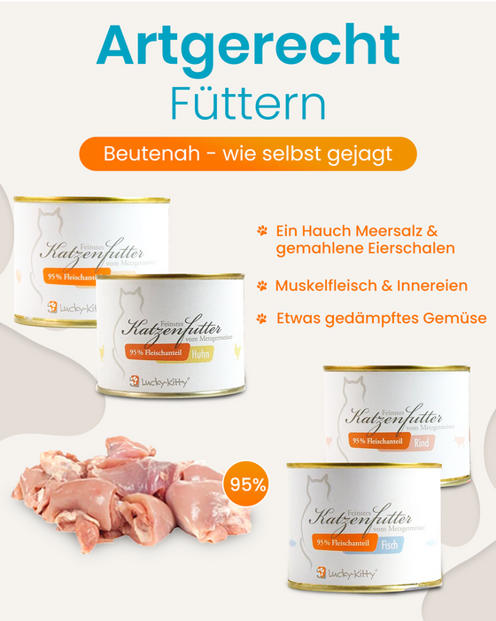 Katzenfutter Sparpaket D "Geflügel II" (15 x 200g)