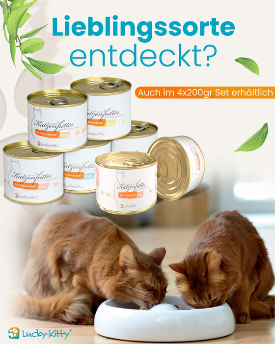 Katzenfutter Sparpaket D "Geflügel II" (15 x 200g)