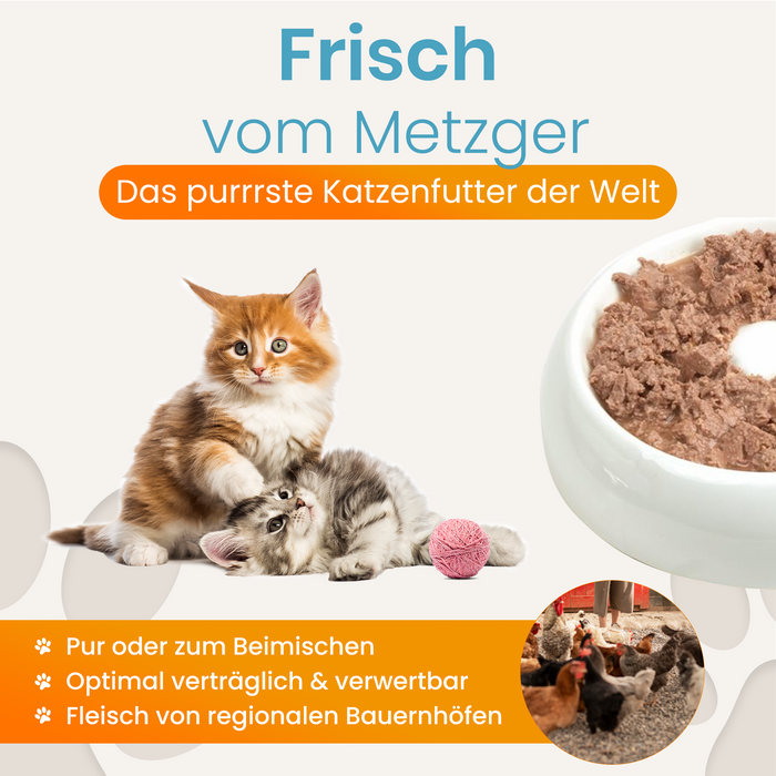 Katzenfutter Hühnerherzen Premium-Qualität