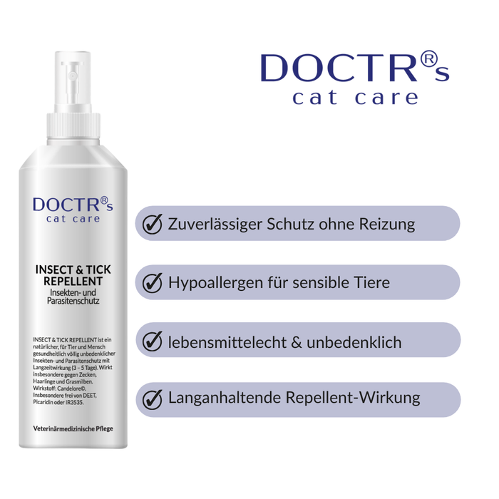 INSECT & TICK REPELLENT - Insekten- und Parasitenschutz für Katzen