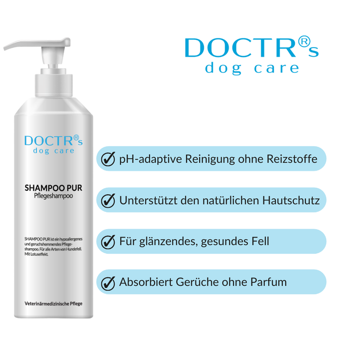 SHAMPOO PUR - Pflegeshampoo für Hunde