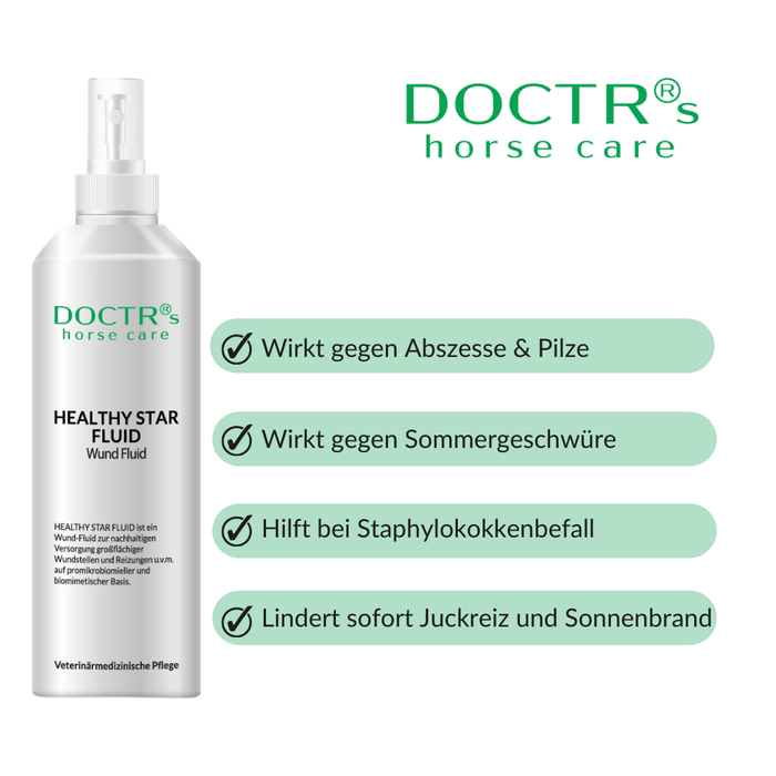 HEALTHY STAR FLUID – Wund-Fluid für Pferde