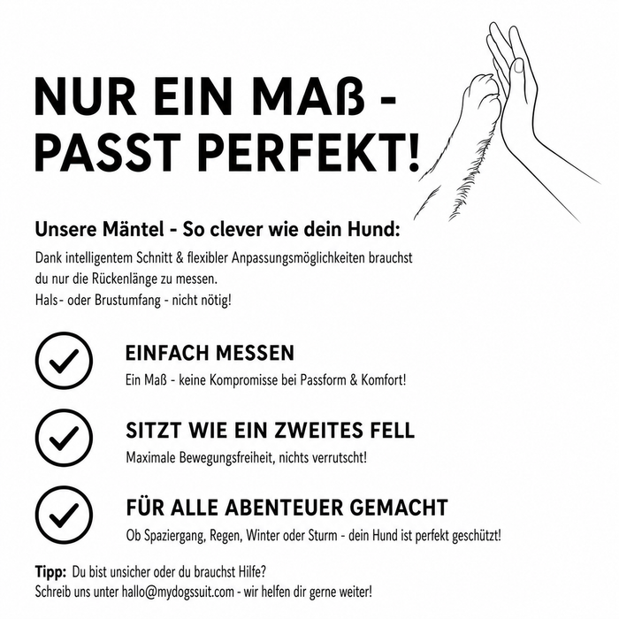 Softshelljacke für Hunde