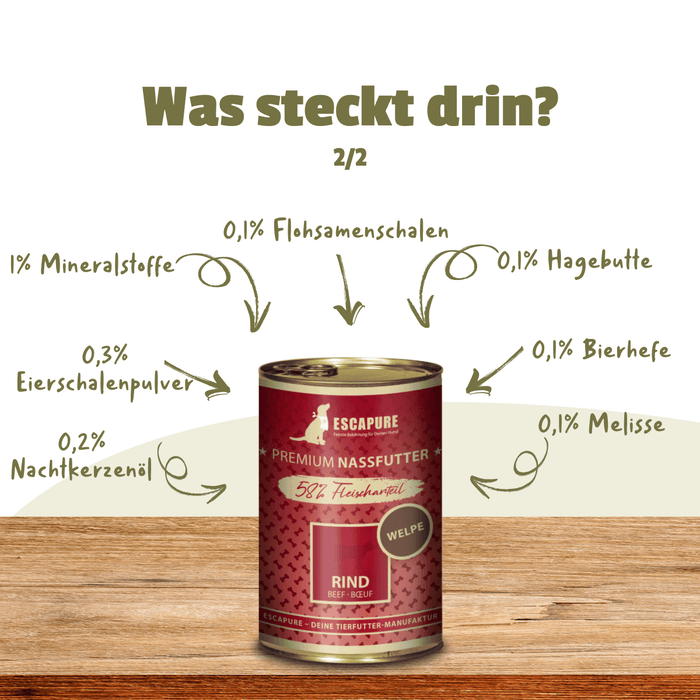 Welpen-Menu Rind