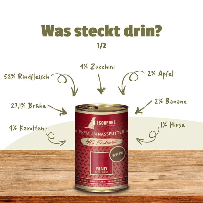 Welpen-Menu Rind