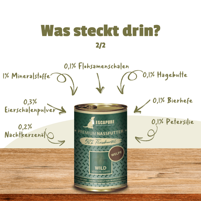 Welpen-Menu Wild & Kaninchen