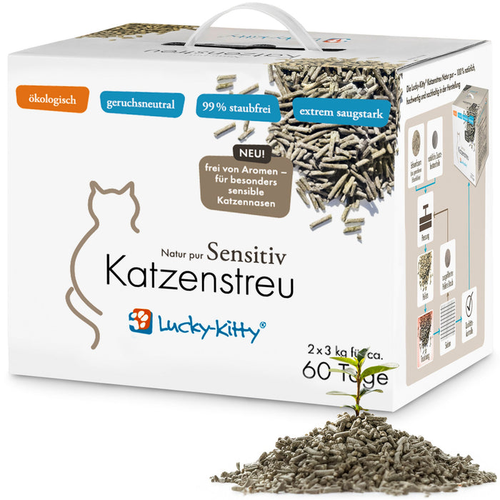 Katzenstreu "Natur pur" Sensitiv
