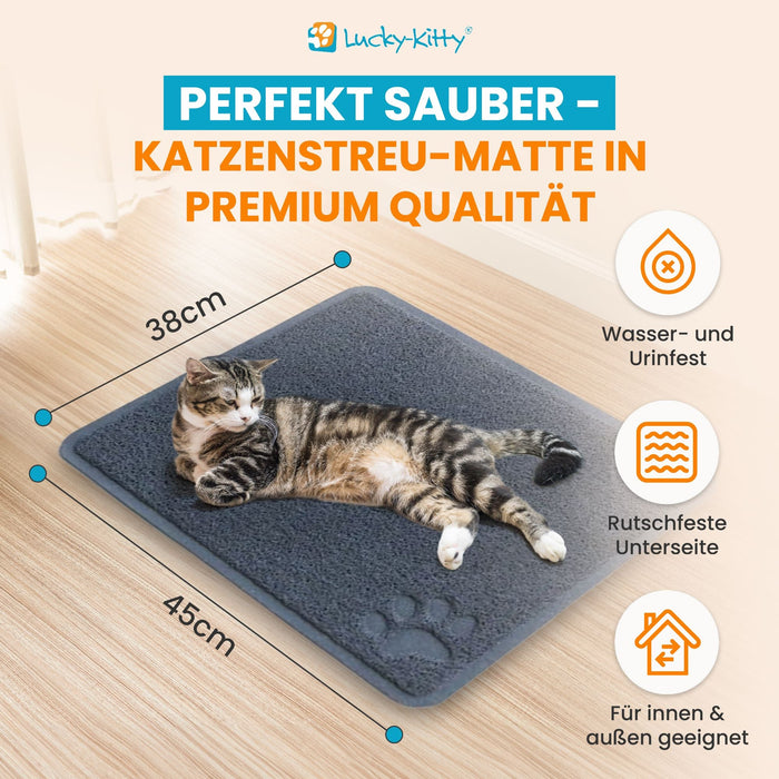 Katzenstreu-Matte Premium-Qualität