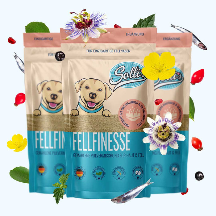 Fellfinesse Fellpflegepulver - Für Haut & glänzendes Fell
