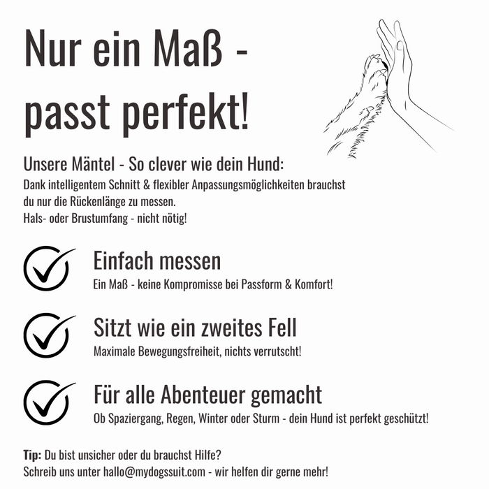 Hunderegenjacke mit Rückenöffnung "Blush Pink" - NEU