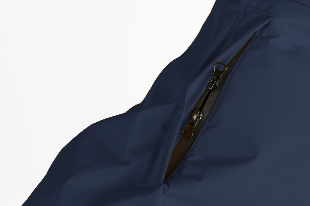 Hundewinterjacke "Navy Blue" - besonders warm - NEU mit Rückenöffnung
