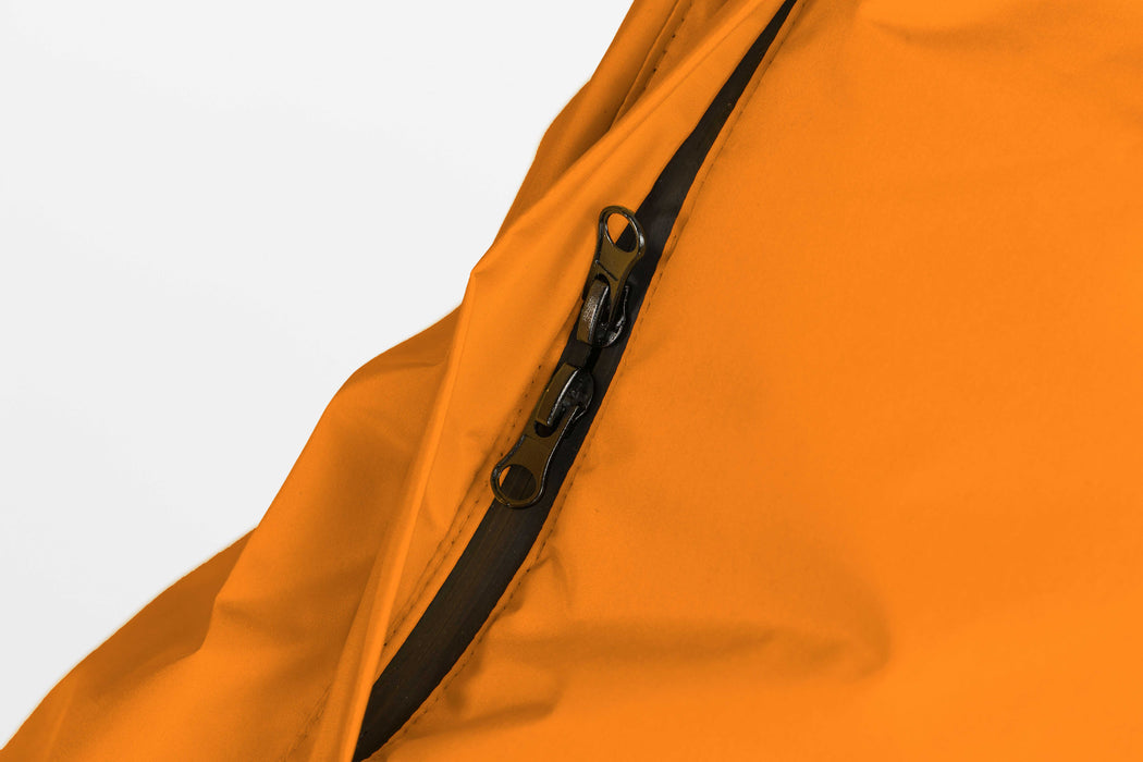 Hundewinterjacke „Sunrise Orange" - besonders warm - NEU mit Rückenöffnung