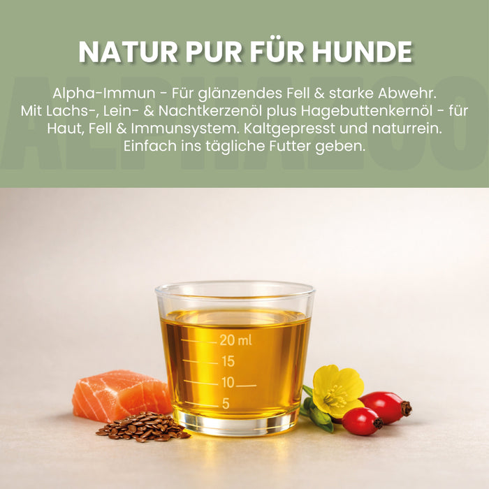 Alpha-Immun Futteröl für Hunde
