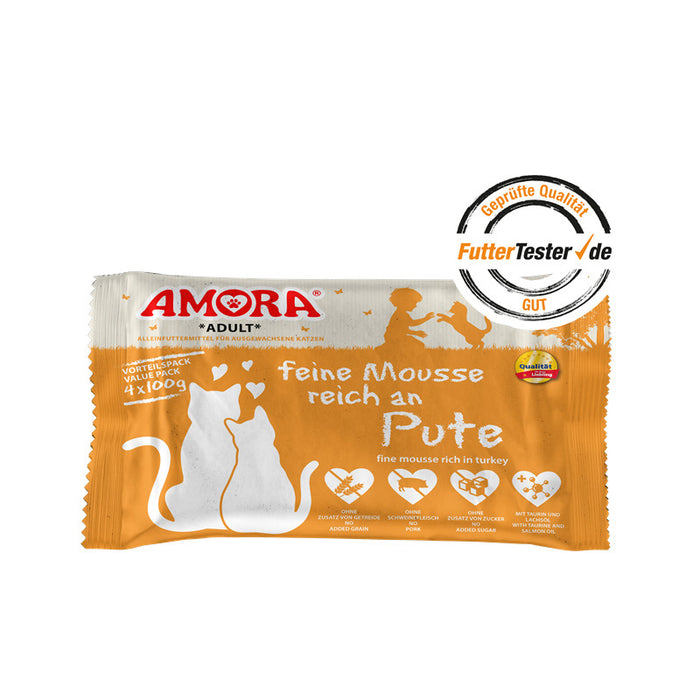 AMORA Cat feine Mousse 10x4x100g