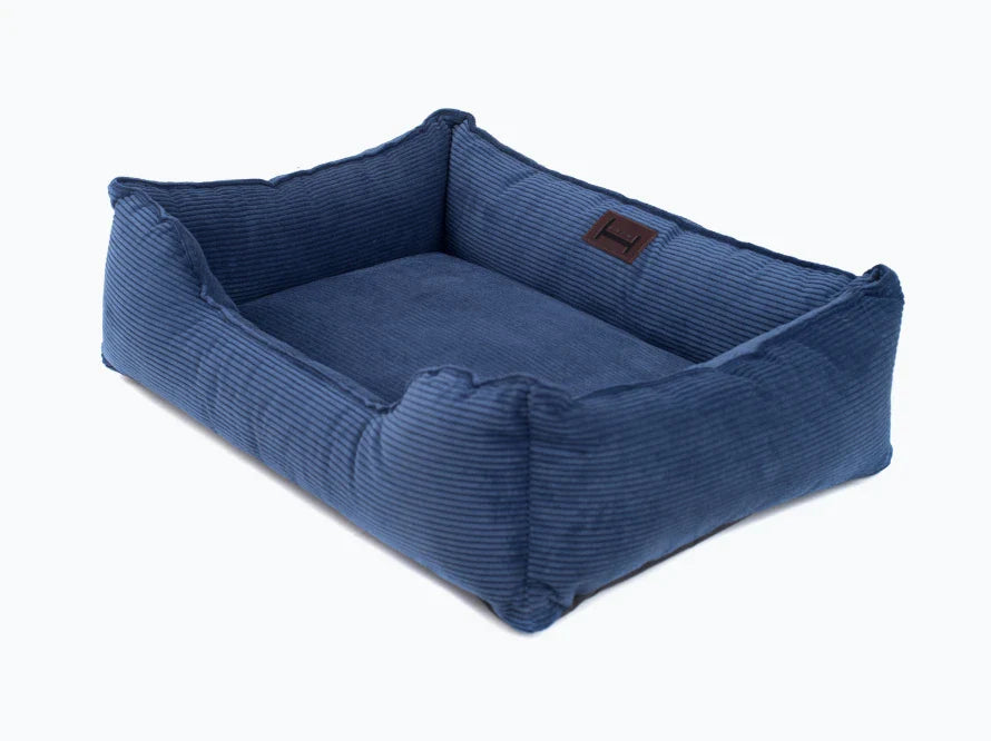 DREAMER orthopädisches Hundebett aus Möbelcord mit Handwerklich/ Höchste Funktionalität