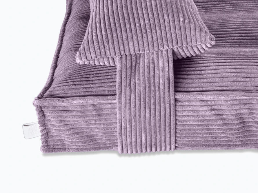 Orthopädische MEMORY FOAM Hundekissen aus Möbelcord / Premium Hundebett für mittlere und große Hunde / Hundematratze