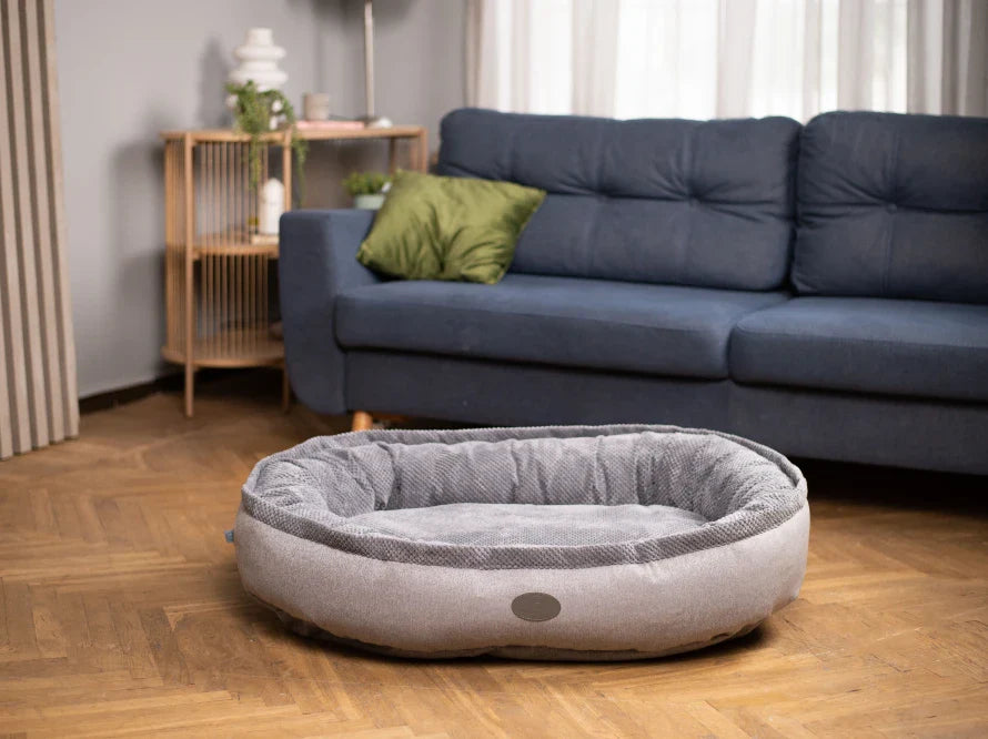 DONUT Hundebett aus langlebigem Soft-Touch-Möbelstoff