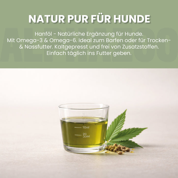 Hanföl für Hunde