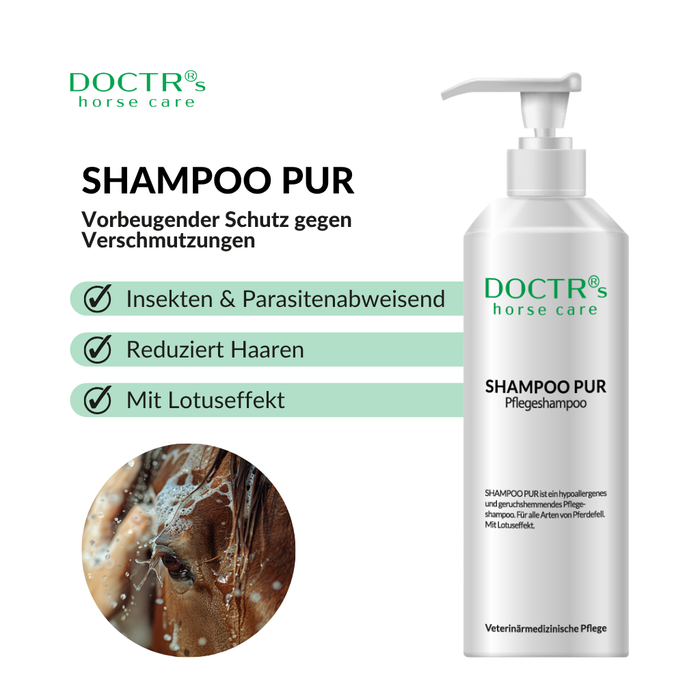 SHAMPOO PUR – Pflegeshampoo für Pferde