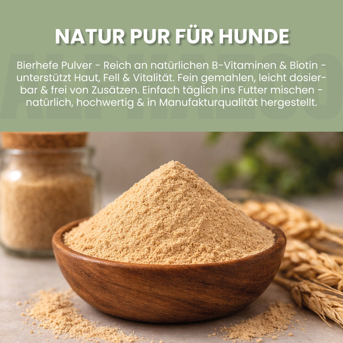 Bierhefe Pulver für Hunde