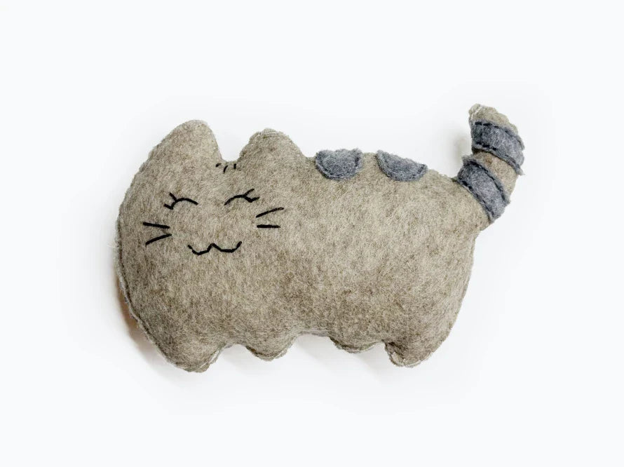 CAT RETREAT Katzenspielzeug mit Katzenminze aus Wollfilz / Handgemachte