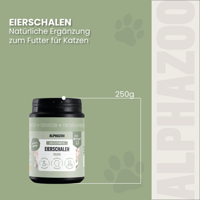 Eierschalenpulver für Katzen