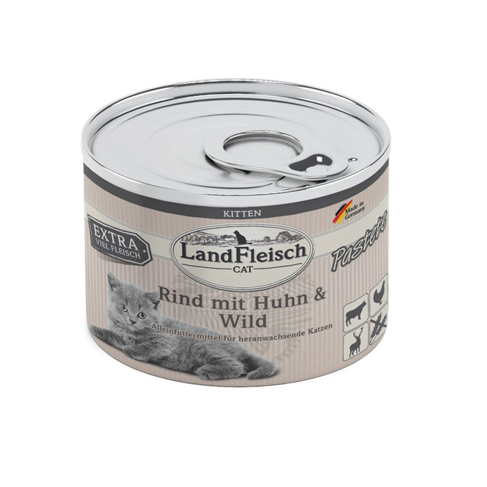 LandFleisch Cat Kitten Pate beef+chicken+venison