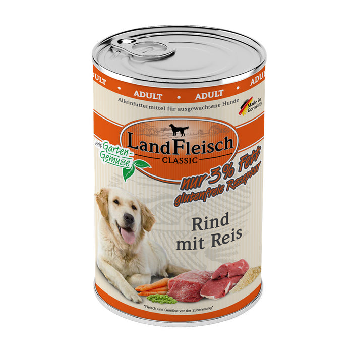 LandFleisch Dog - Classic Dose 6x400g