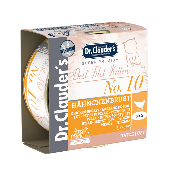Dr. Clauder Cat Best Filet Kitten 70gD.