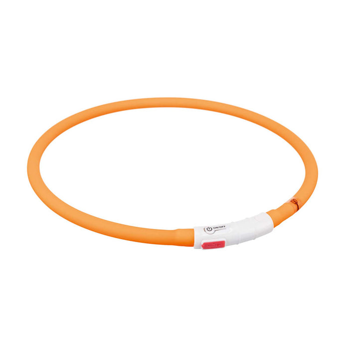 Trixie Flash Leuchtring USB orange