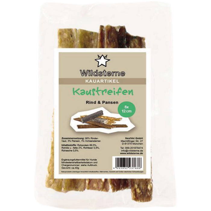 Wildsterne Kaustreifen Rind + Pansen