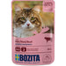 Bozita Katze Pouch Häppchen in Soße mit Rind 12x85g