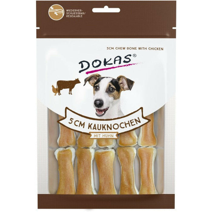 Dokas Hunde Snack 5 cm Kauknochen 12 Stück