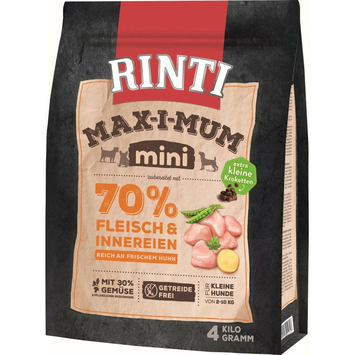 RINTI Max-i-mum Mini Adult Huhn Eco Bundle 2x4kg.